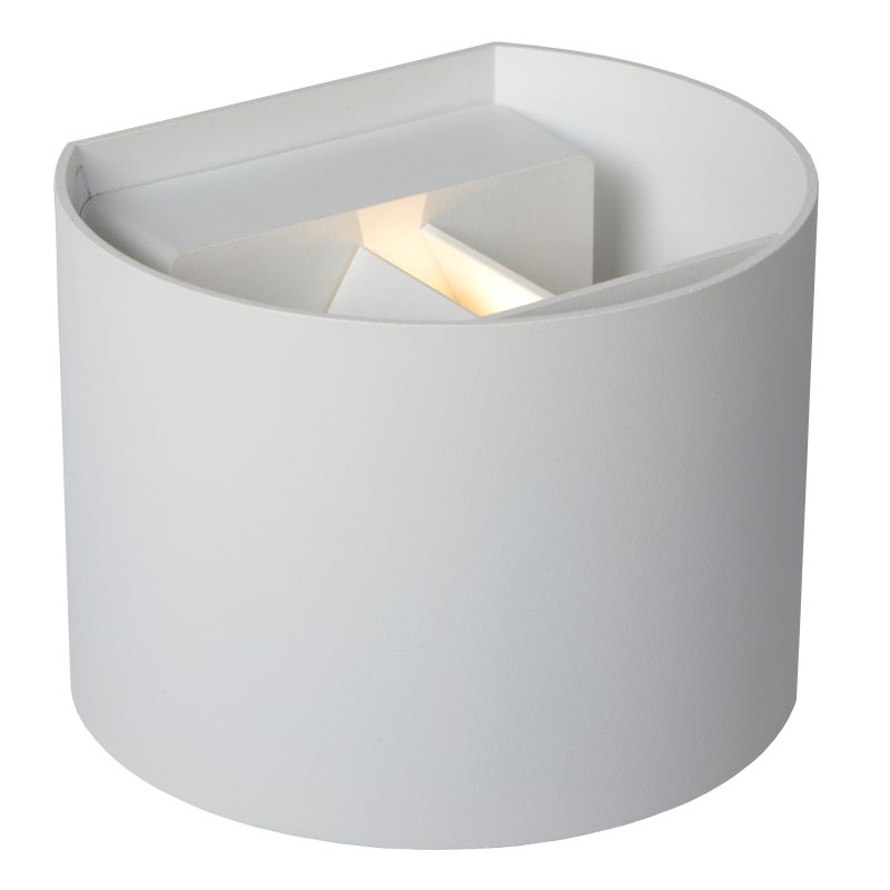 Lucide AXI - Nástenné bodové svietidlo Kúpeľňové - LED - 2x3,5W 2700K - IP54 - Biele